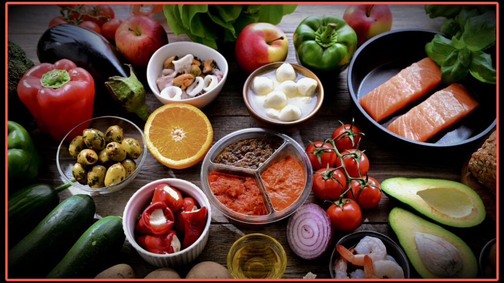 diet orange background